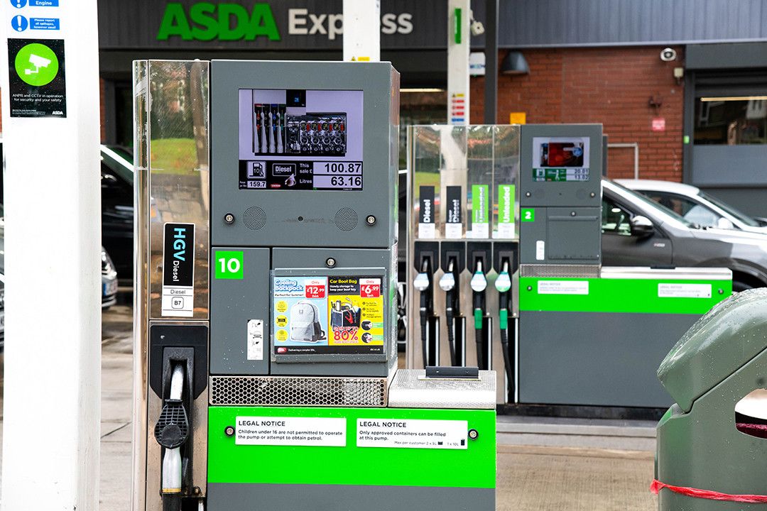 Extensive ASDA petrol station rebrand project delivered by Pearce Signs