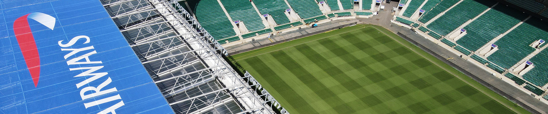 Pearce designed, engineering and installed two 2,254 sqm banners for British Airways at Twickenham.